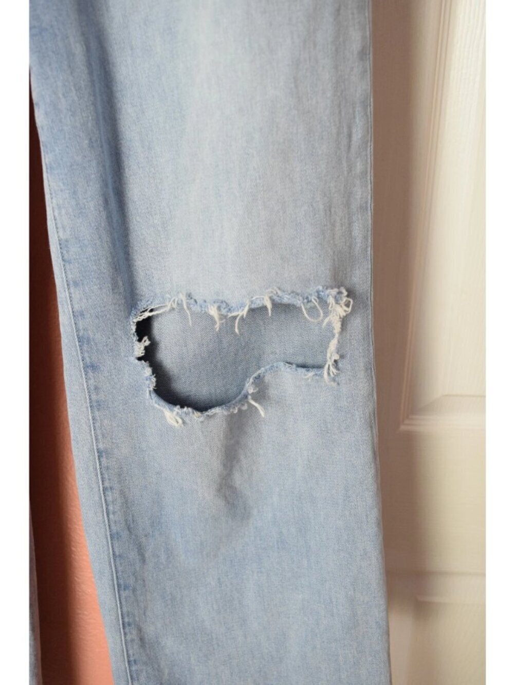 PAIGE SASHA HIGH WAIST WIDE LEG JEANS - MAEVE DESTRUCTED - Picture 9 of 16